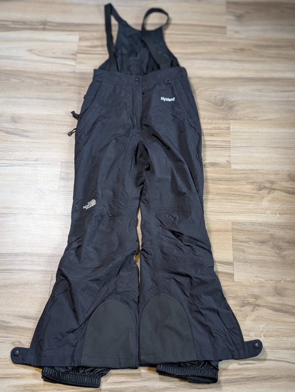 North Face  GoreTex Black Ski Snow Bibs Bib Snowboard Snowsuit Pants Suit Women